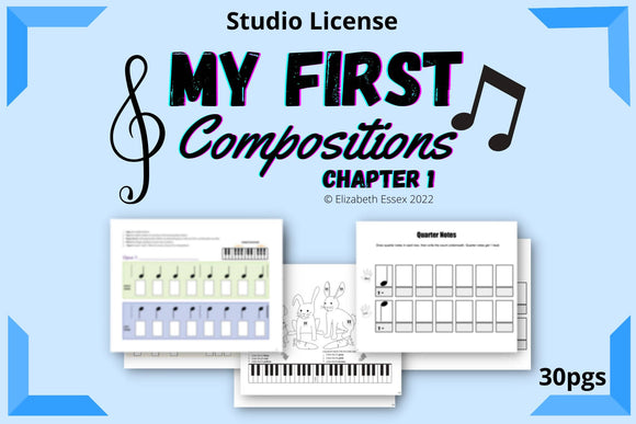 My First Compositions - Composing for Young Beginners - STUDIO LICENSE