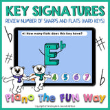 Boom Cards: Key Signatures Review 2 (Hard)