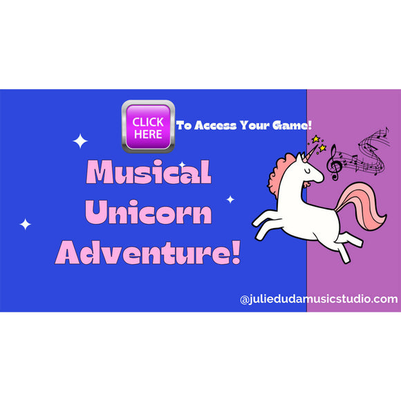 Digital Interactive Game: Musical Unicorn Adventure