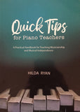 Quick Tips for Piano Teachers, A Practical Handbook for Teaching Musicianship - DIGITAL DOWNLOAD