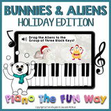 Boom Cards: Bunnies and Aliens (Holiday Edition)