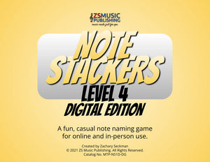 NoteStackers Level 4 Digital Edition