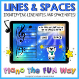 Boom Cards: Line Notes & Space Notes