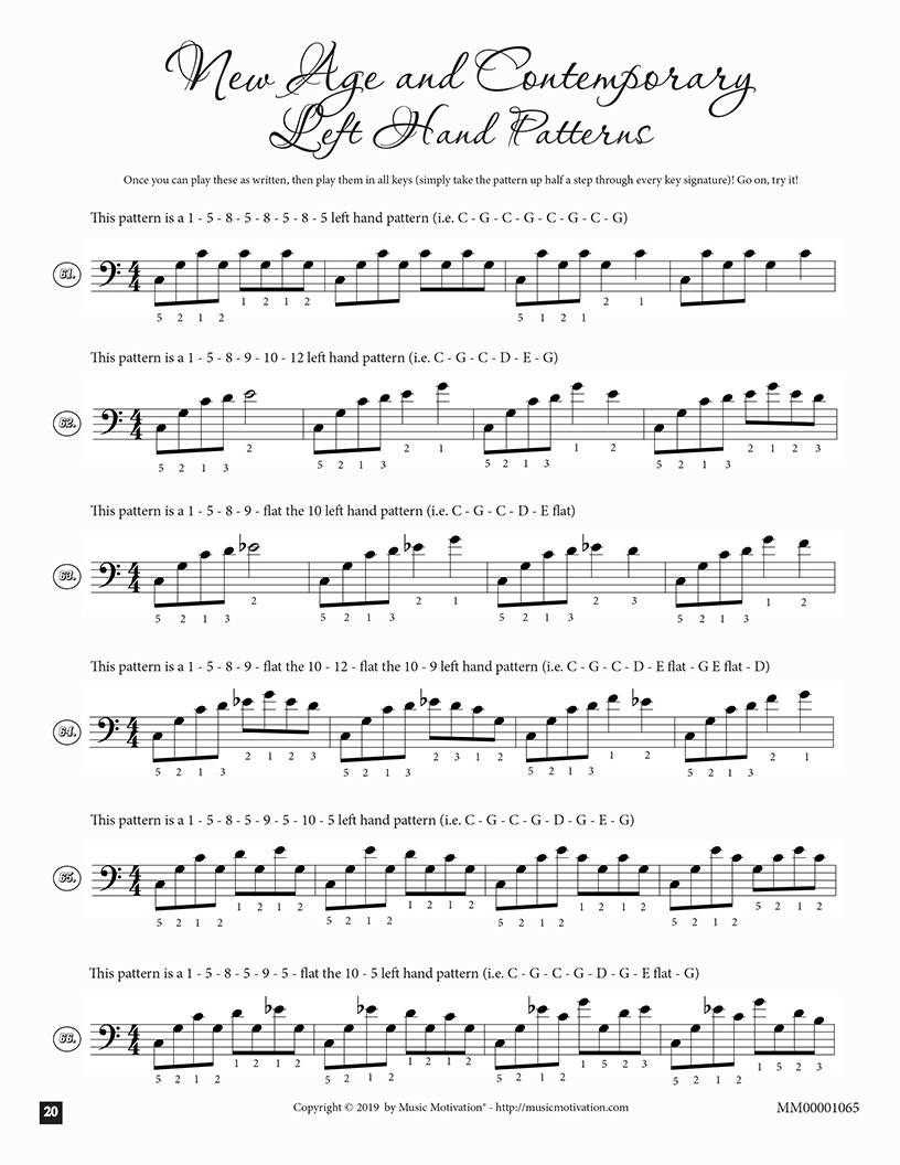 Studio License – 100 Left Hand Patterns Every Piano Player Should Know ...
