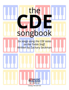 The CDE Songbook - Songs in TREBLE CLEF