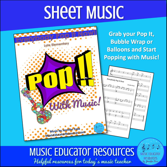 Everybody Pop It Now! | Sheet Music | Unlimited Studio License