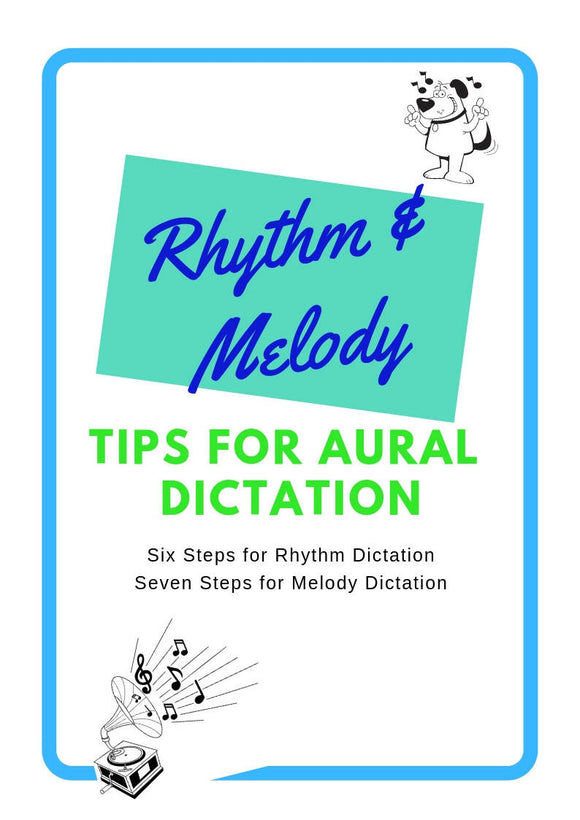 Melody Rythm Melody & Rhythm Dictation - Quick Tips Helper Sheets – Music Teacher ...