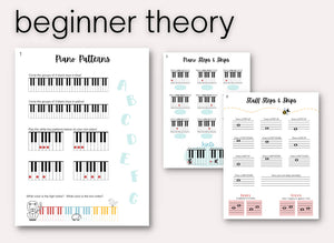 Beginner Theory Worksheets