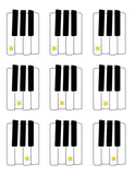 Star Piano Keys