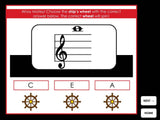Ships Ahoy | Treble and Bass Ledger Line Notes | Interactive Digital Music Game