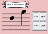 INTERVAL BOOM CARDS: Unison - Octaves
