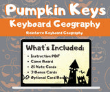 Pumpkin Keys - Halloween Keyboard Geography Card Game