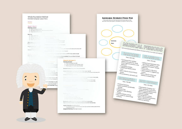Lesson Plans for Baroque & Classical Composers