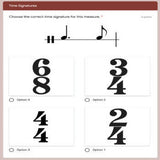 Google Classroom DIGITAL Music Theory Lesson 24 TEST UNIT 6 - Self-Grading