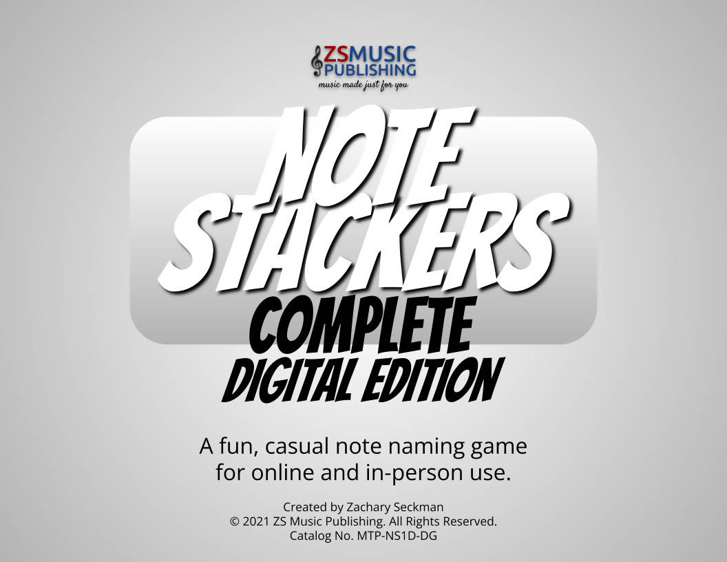 NoteStackers Complete Digital Edition – Music Teacher Resources