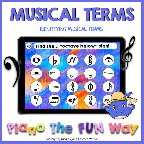 Boom Cards: Musical Terms