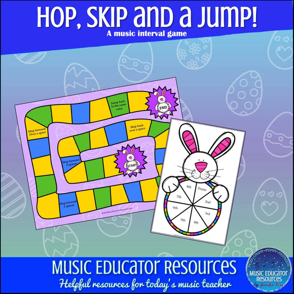 Hop, Skip and a Jump | Easter Game | Music Intervals