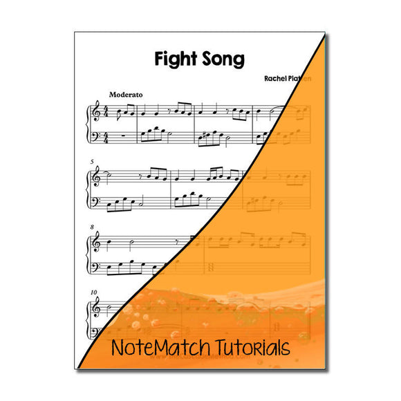 Fight Song by Rachel Platten (NoteMatch Tutorial)