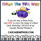 Boom Cards: Flats - Identifying Flats on the Keyboard