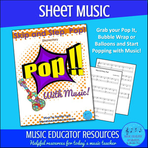 Skip and Step, Pop! | Sheet Music | Unlimited Studio License