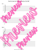 Drawing the Treble Clef | Music Theory Worksheets