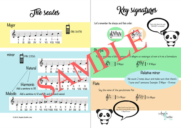 Scales and key signatures summary