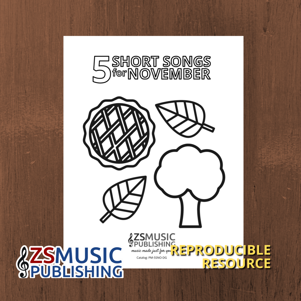 November Short Rymes 5 Short Songs for November: All About Fall! – Music Teacher Resources