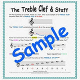 DIGITAL Music Theory Lesson 2: Treble Clef - Self Grading - No Prep