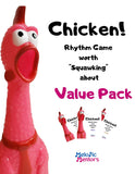 60% Off Squawking Chicken Rhythm Game - Value Pack