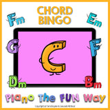 Boom Cards: Chord Bingo (Simple Major and Minor Chords)