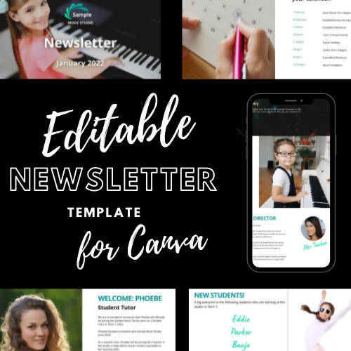 Music Newsletter Format Examples Music Studio Newsletter Template – Music Teacher Resources