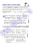 Intro to Piano Level 1 - Teacher licence. US Letter paper size Digital Download