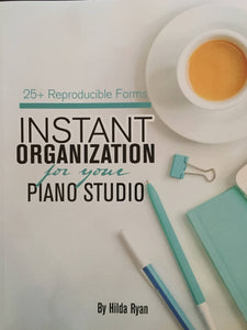 Instant Organization for your Piano Studio - DIGITAL DOWNLOAD