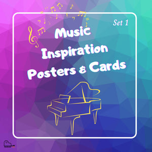 Music Motivation Posters & Cards!