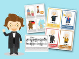 Composer Trivia [Matching Game/Flashcards]