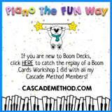 Boom Cards: Beginner Piano Bundle