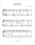 The Sea Gull - elementary piano solo