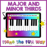 Boom Cards: Major and Minor Thirds