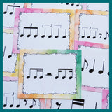 Four Beat Rhythm Music Flashcards Level Six - Triplets, Dotted Eighth and Sixteenth Notes