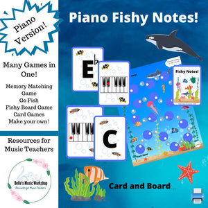 Piano Fishy Notes Game