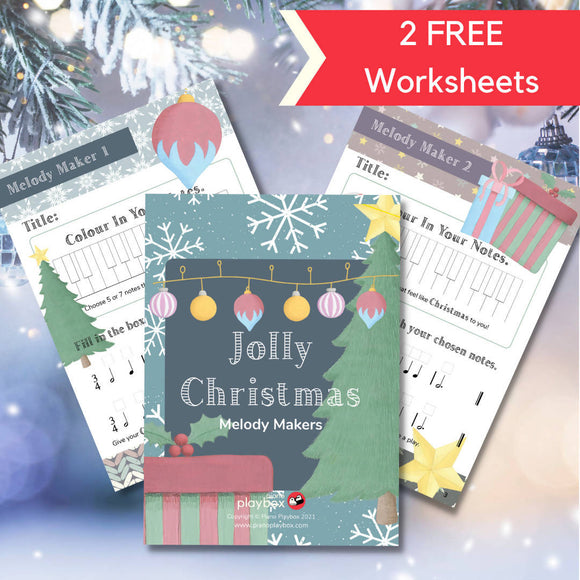 Jolly Christmas Melody Makers - Composition Worksheets