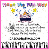 Boom Cards: Identifying Piano Sets of 2 and 3 Black Keys