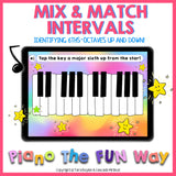 Boom Cards: Mix and Match Intervals (6th-8th)