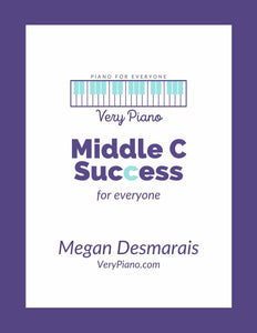 "Middle C Success for Everyone" Beginner Sheet Music (Studio License)