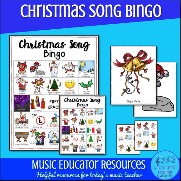 Christmas Song Bingo
