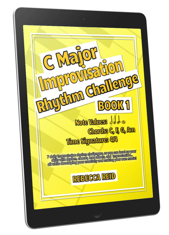 C Major Improvisation Rhythm Challenge Book 1 (PDF with Studio License)