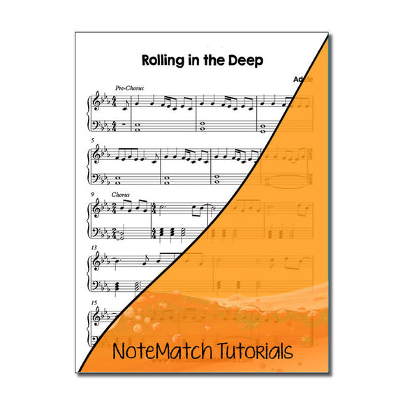 Rolling in the Deep by Adele (NoteMatch Tutorial)