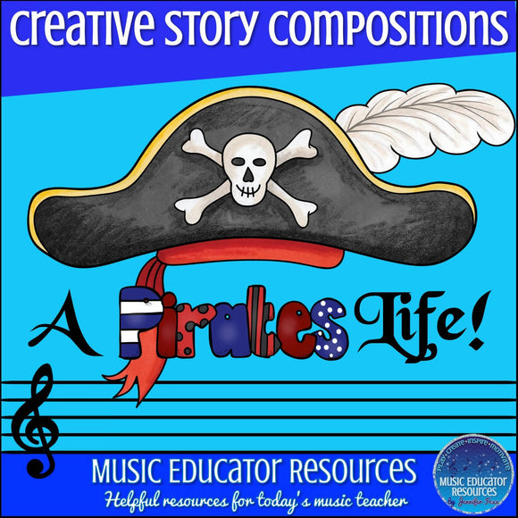 Creative Story Compositions | A Pirates Life! |Reproducible