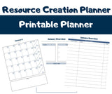 Resource Creation Planner