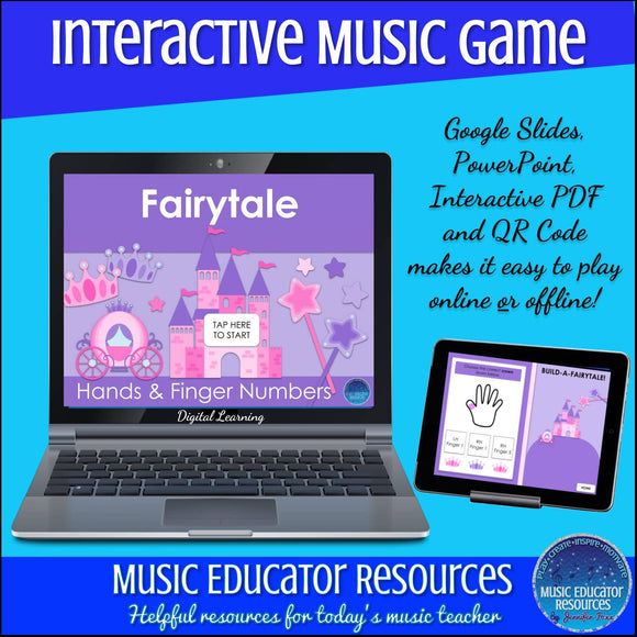 Fairytale | Hands and Finger Numbers | Interactive Digital Music Game